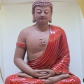 TƯỢNG A DI ĐA GỐM TỬ SA 