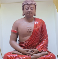 TƯỢNG A DI ĐA GỐM TỬ SA 