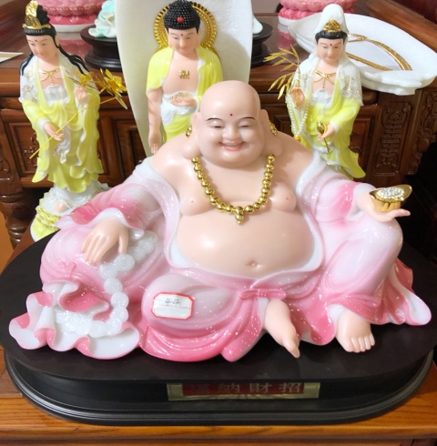 TƯỢNG DI LẠC ÁO HỒNG