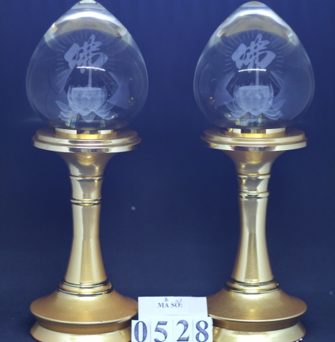 ĐÈN THỦY TINH MẶT TRƠN 0528